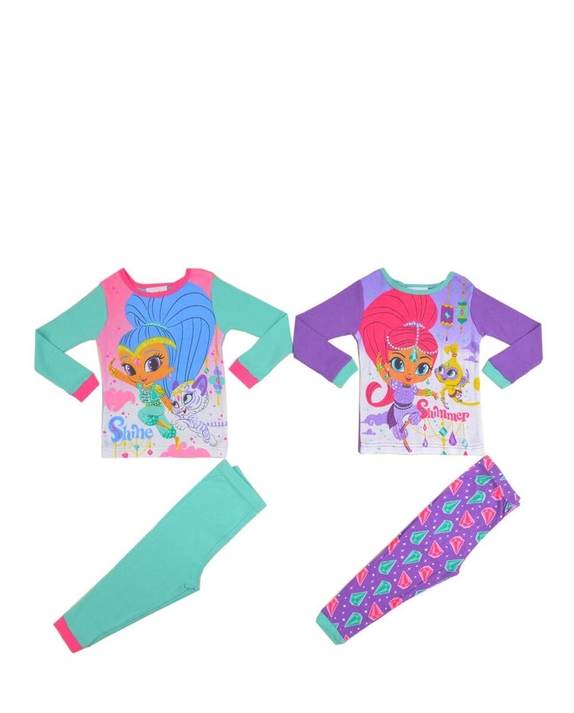 NICKELODEON SHIMMER & SHINE GIRLS PAJAMA SET