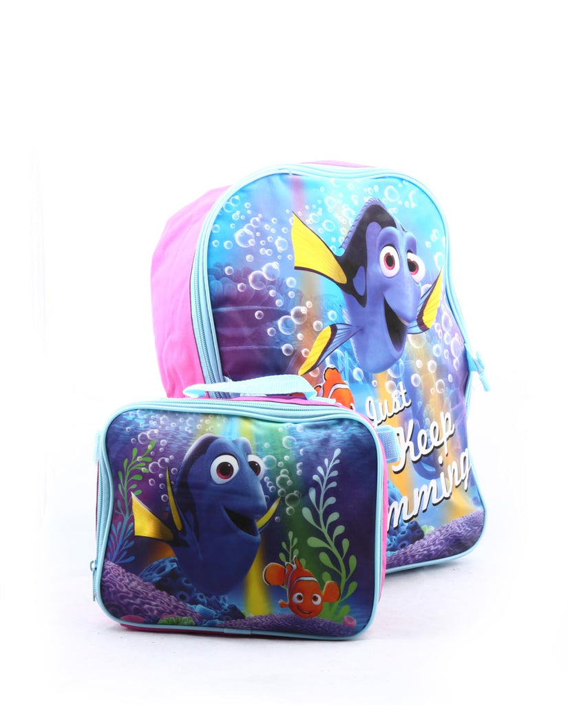 DISNEY FINDING DORY BACKPACK & DETACHABLE LUNCH BAG SET