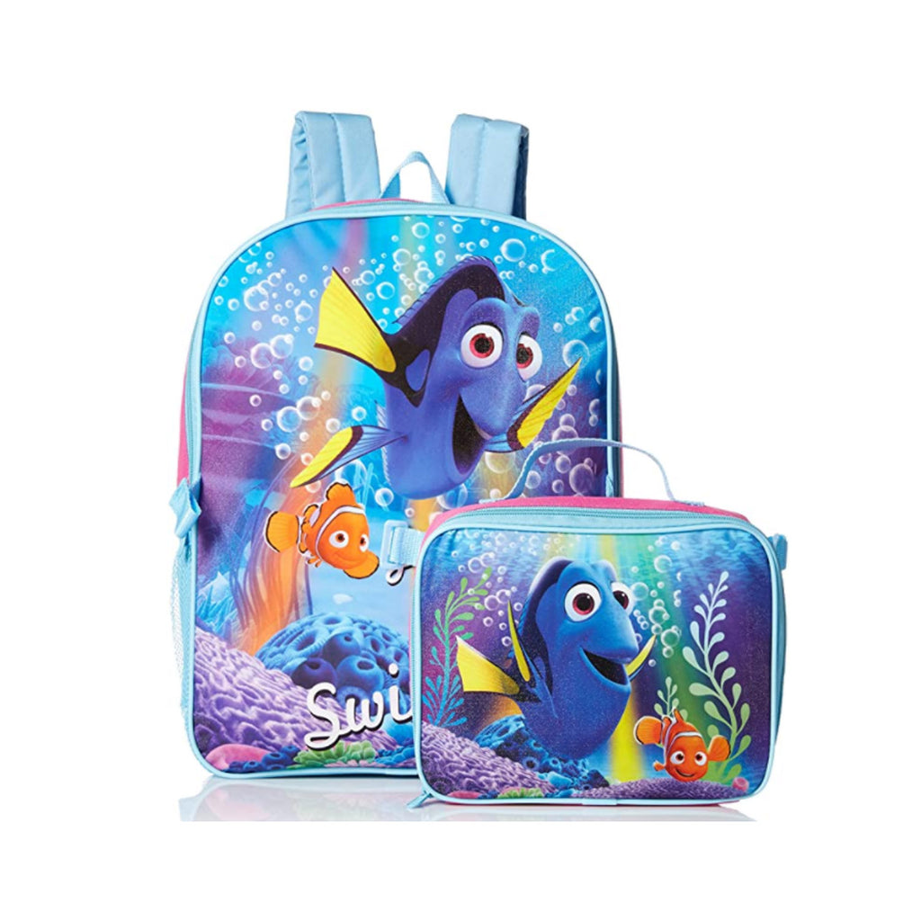 DISNEY FINDING DORY BACKPACK & DETACHABLE LUNCH BAG SET