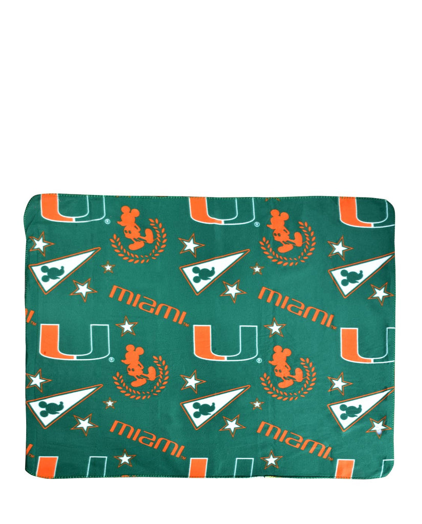 Officially Licensed NCAA 50"x60" Mickey Mouse Throw