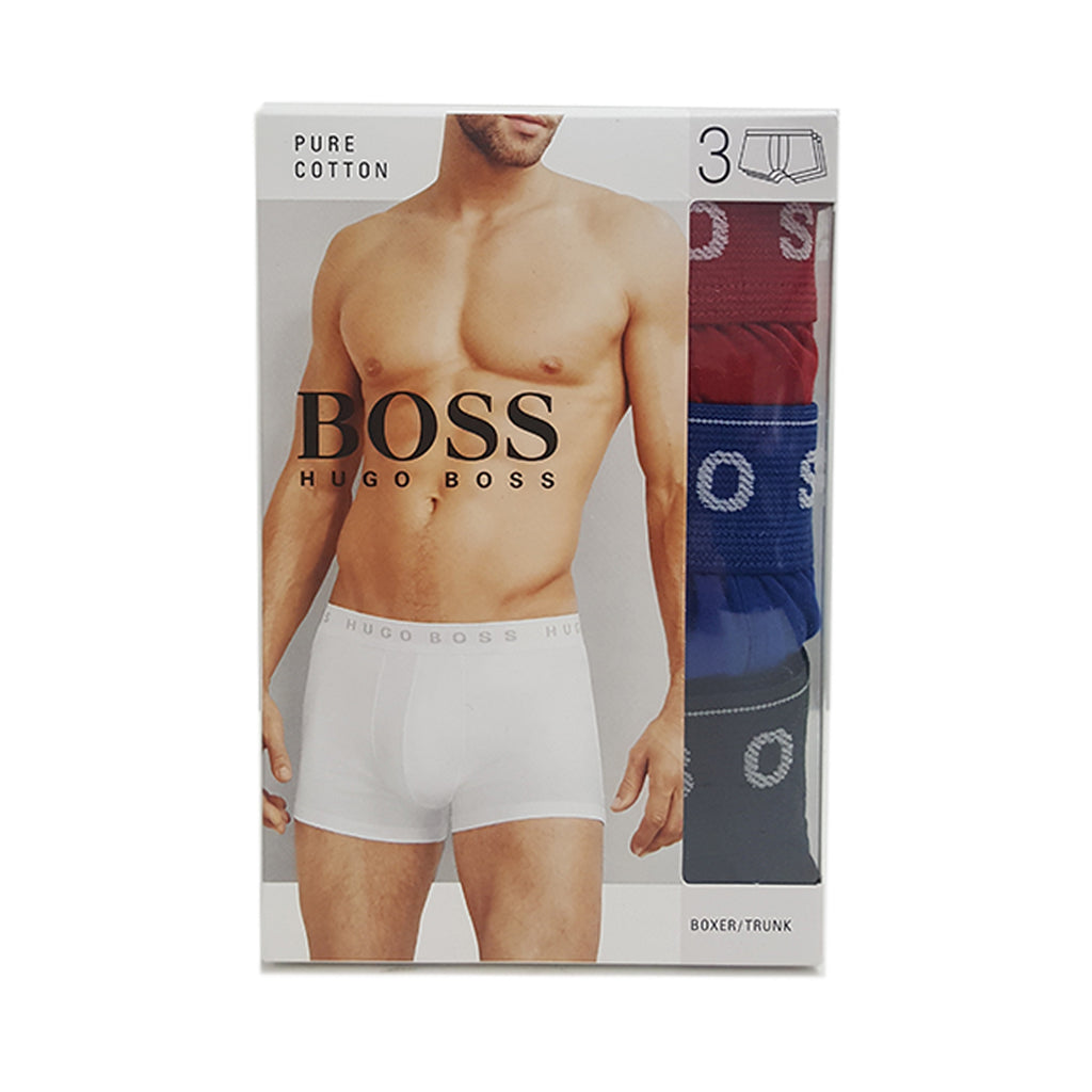 BOSS HUGO BOSS Men's 3-Pack Cotton Boxer Brief